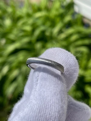 Титан для женщин, низкий/тонкий купол профиль кольцо, обручальное кольцо, повседневная одежда - Изображение 1 из 4