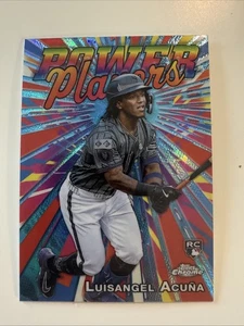 2025 Topps Chrome - Power Players - Luisangel Acuna #PP-24 RC Mets - Bild 1 von 1