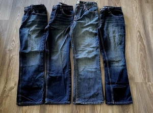 NWOT 4 Pair Boys Stylish Urban Pipeline & CP Size 12 Husky Jeans w/adj waist - Picture 1 of 2
