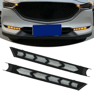 2x LED Tagfahrlicht Tagfahrleuchten Blinker DRL Für Mazda CX-5 2017 2018 2019-20 - Picture 1 of 12
