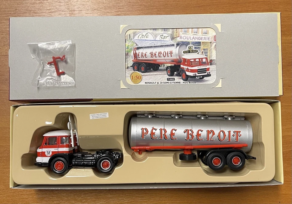 1/50° " COLLECTION HERITAGE N° 71802 " RENAULT JL 20 SEMI-CITERNE PÈRE BENOIT - Photo 1/1