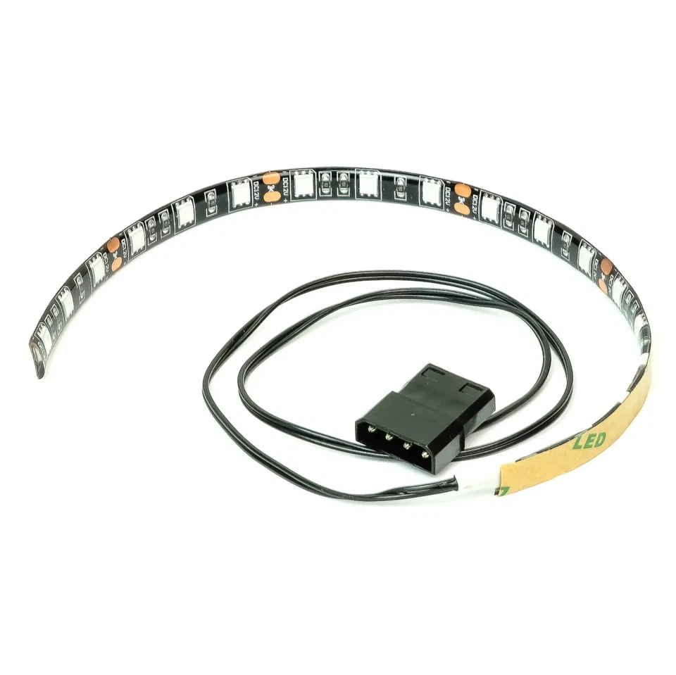 LED Band blau 18 Ultra PC LEDs 4 PIN Molex PC 12 V Streifen Klebestreifen 30cm - Bild 1 von 2