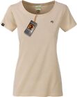 JAN 8007 Damska bawełna organiczna Girlie T-shirt Beżowy Kamień naturalny Khaki COMPANIEER