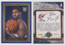 2013-14 Panini Court Kings Portraits Blue Framed /75 Glen Rice Jr #20 Rookie RC