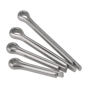 Cotter Split Pins 1mm 1.5mm 2mm -10mm A2 Stainless Steel DIN94 Clevis Pin Metric - Picture 1 of 5