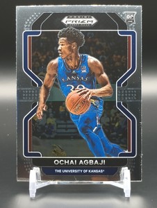2022 Prizm Draft Picks Basketball #67 Ochai Agbaji Rookie RC Kansas
