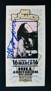 Folleto de concierto de serigrafía firmado por DiFRANCO #4 ~ AUDITORIO HILL - Imagen 1 de 1