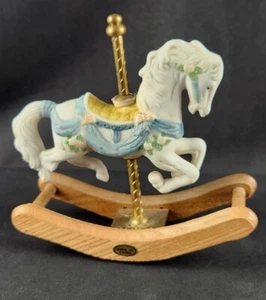 1995 GIFTEC LTD. CAROUSEL Rocking HORSE #F6 - Picture 1 of 10