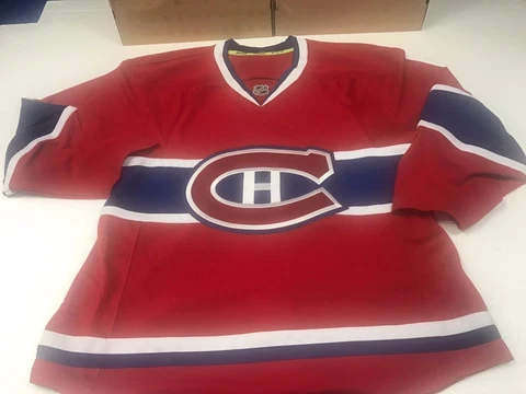 On Ice Authentic Reebok Montreal Canadiens Hockey Jersey Size 50 Cover