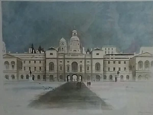 Vintage Limited Edition Print Albany Wiseman Horseguards 34/250 1980 - Picture 1 of 19