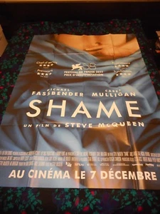 SHAME - ORIGINAL HUGE FRENCH POSTER - 2011 - MICHAEL FASSBENDER/CAREY MULLIGAN - Picture 1 of 1