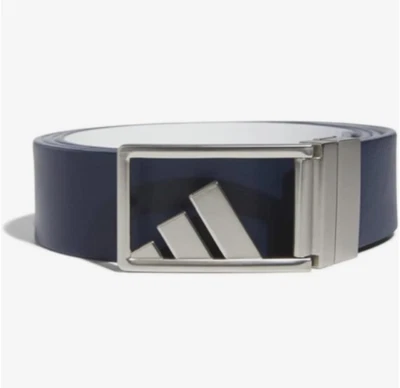 Nuevo Cinturón de Golf ADIDAS Trophy Tour Reversible Colegial Azul Marino/Blanco Foto 1 de 4