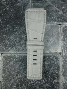 Nueva correa de cuero Bell & Ross de 24 mm gris real correa de reloj para BR-01 BR-03 gris x1 - Imagen 1 de 9