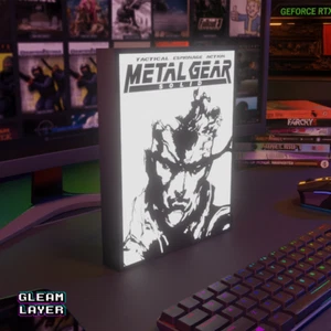 Metal Gear Solid Snake Led Gaming RGB Light Sign - Picture 1 of 5