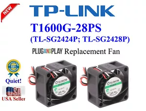 2 ventiladores de repuesto Sunon para TP-Link T1600G-28PS (TL-SG2424P; TL-SG2428P) - Imagen 1 de 6