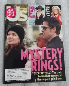 Brad Pitt Angelina Jolie US Weekly Magazine March 13, 2006 Issue 578 - Picture 1 of 7
