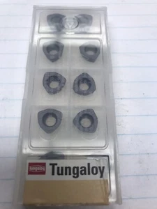 10 pcs. WPMT06X415ZPR-ML AH140 TUNGALOY INSERT (loc G2) - Picture 1 of 2