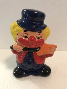 Vintage Ceramic CLOWN BANK 5-1/4” - Picture 1 of 8