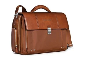 Piquadro Link Light Tan Organized Computer Bag/Briefcase (17 inch) CA1621LK/CU - Picture 1 of 1