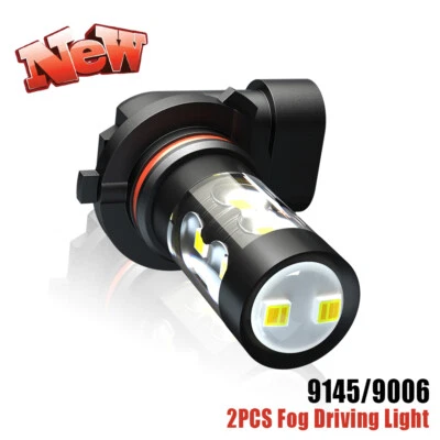 White For Toyota Tacoma 2005 2006 2007 2008 - 2011 LED Fog Driving Light Bulbs - Image 1 of 4