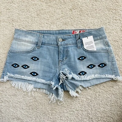 SIWY DENIM Camilla in Eye See You Shorts NWT Size 26 - Image 1 of 4