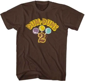 Dum Dums Candy Suckers 2 Cent Original Pops Grape Cream Soda Berry Men's T Shirt - Picture 1 of 3