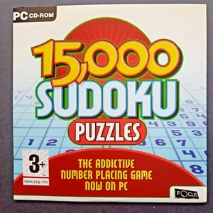 15,000 SUDOKU PUZZLES , (1 PC CDROM) - Picture 1 of 3
