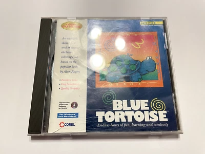 Blue Tortoise (Corel Software, 1995, CD-ROM) Children's Coloring Software - Image 1 of 4