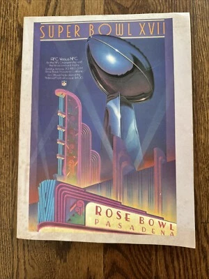 SUPER BOWL XVII 1983 REDSKINS Beat the Dolphins 27-17. 5 PHOTOS at the ROSE BOWL - Image 1 of 4