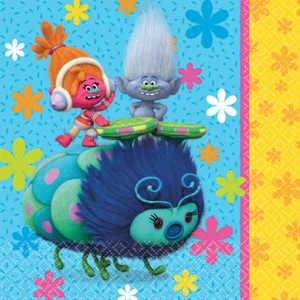 Trolls Party Supplies Lunch Napkins 16ct. - Picture 1 of 1