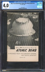 Lo que debes saber sobre la bomba atómica CGC 4.0 | Ejército de Estados Unidos 1950 | 3 grados | - Imagen 1 de 2