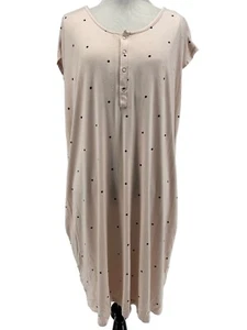 Nom Maternity Women's Gardenia Dot Clementine Maternity Nursing Nightgown Large - Picture 1 of 6
