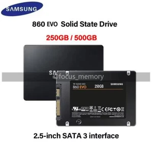 2.5" SAMSUNG SSD 860 EVO 500GB 250GB SATA III Solid State Drive For Laptop / PC - Picture 1 of 7