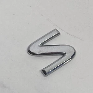 2007-2012 Nissan Sentra Emblem Logo Letter 'S' Badge Rear Tailgate Trunk Chrome - Picture 1 of 9