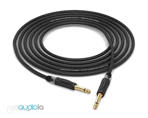 Mogami 2524 Instrument Cable | Neutrik Gold 1/4" TS | Gray Boots | 8 Feet - Picture 1 of 1