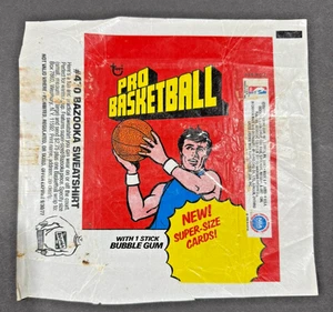 1976-1977 Topps NBA Basketball Wax Wrapper - Picture 1 of 2