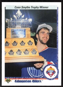 1990-91 Upper Deck Bill Ranford Award Winners Card #201 - Edmonton Oilers - Picture 1 of 2