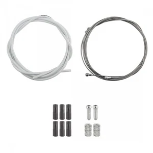 Clarks Stainless Steel Sport Brake Kit Front and Rear White - Picture 1 of 1