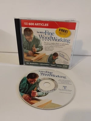 Best Of Fine Woodworking Over 600 Articles for PC MAC CD/DVD 2002 VTG - Image 1 of 4