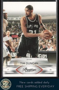 Tim Duncan 2009-10 Panini Prestige #95 San Antonio Spurs - Imagen 1 de 2