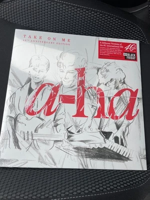a-ha: Take On Me - 40TH Anniversary Ruby Red Vinyl (RSD Black Friday 2025) - Image 1 of 3