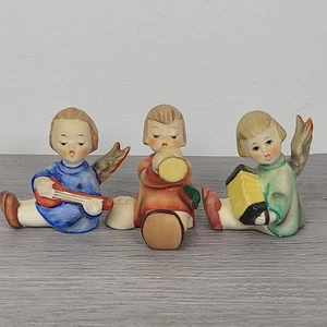 Goebel W Alemania Joyous News Figuras de Ángel Candelabro Juego de 3 - Imagen 1 de 4