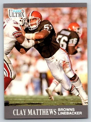 1991 Fleer Ultra - Clay Matthews #31 - Image 1 of 2