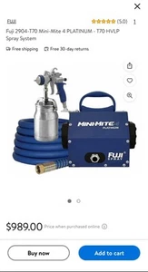 Fuji Mini Mite 4 Platinum With T70 HVLP Spray System - Picture 1 of 2