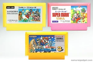Super Mario Bros. 1 & 2 (USA) & 3 Nintendo Famicom / FC [Japanese NES] Game Only - Picture 1 of 24