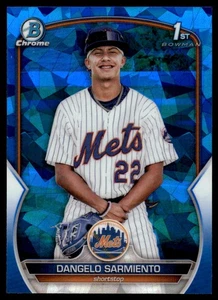 2023 Bowman Chrome Prospects Sapphire Edition Dangelo Sarmiento New York Mets - Picture 1 of 2