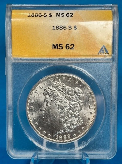 MS 62 Graded 1886 Year Morgan US Dollars (1878-1921) for sale | eBay