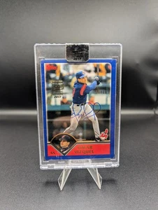 2017 Topps Archives Signature Series Omar Vizquel Auto /16 2002 Topps Indians - Picture 1 of 2