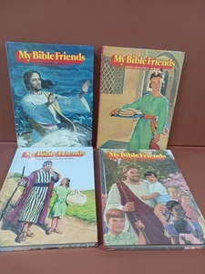 Lot 4 Vintage My Bible Friends 2 3 4 5 Etta Degering VG Cnd 1977 HC Fst Ship - Picture 1 of 13