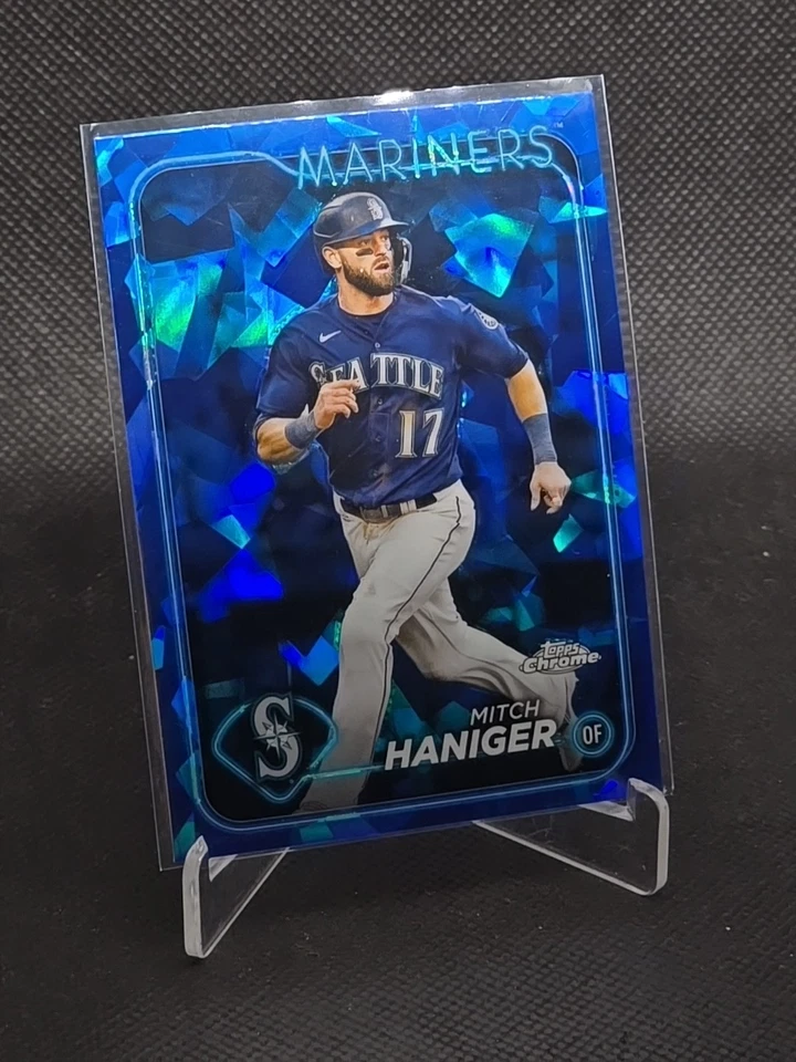 2024 Topps Chrome Sapphire Edition Mitch Haniger Seattle Mariners - Image 1 of 2